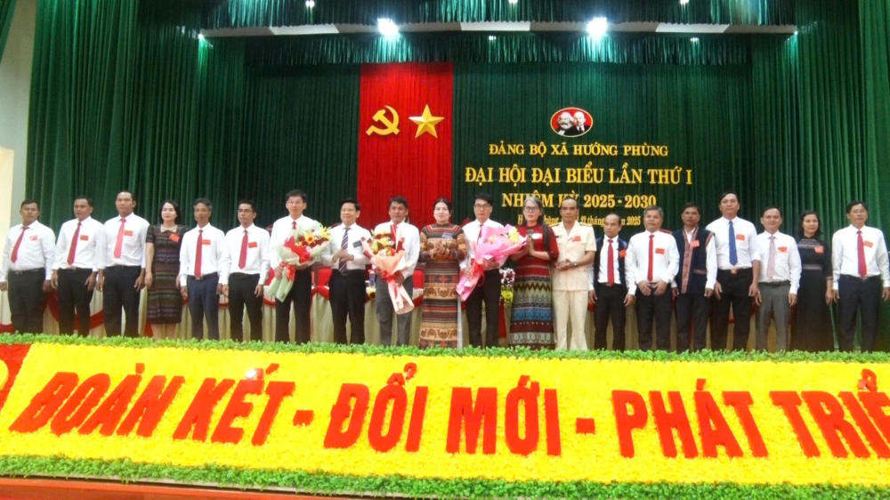 Đảng bộ xã Hướng Phùng tổ chức Đại hội đại biểu lần thứ I, nhiệm kỳ 2025 - 2030